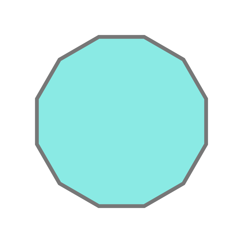 reguler dodecagon animation