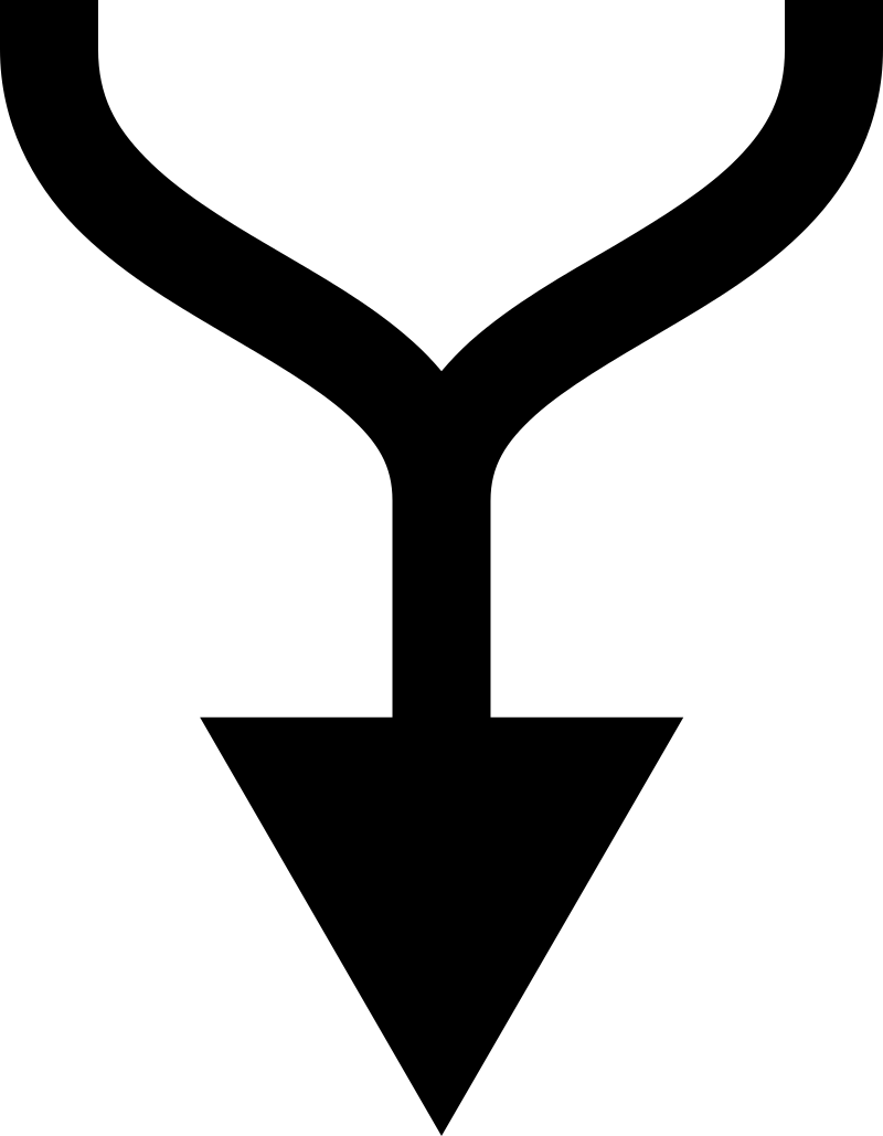 Combining Arrow Solid