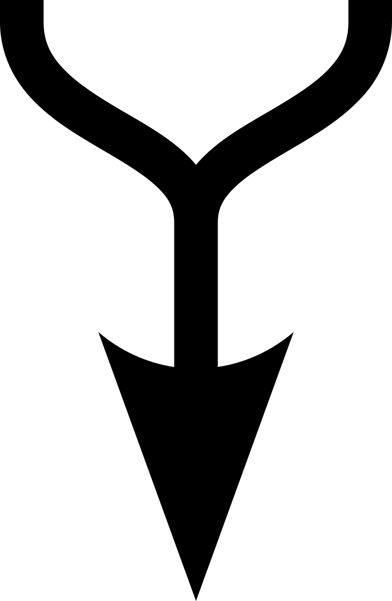 Combining Arrow Pointy