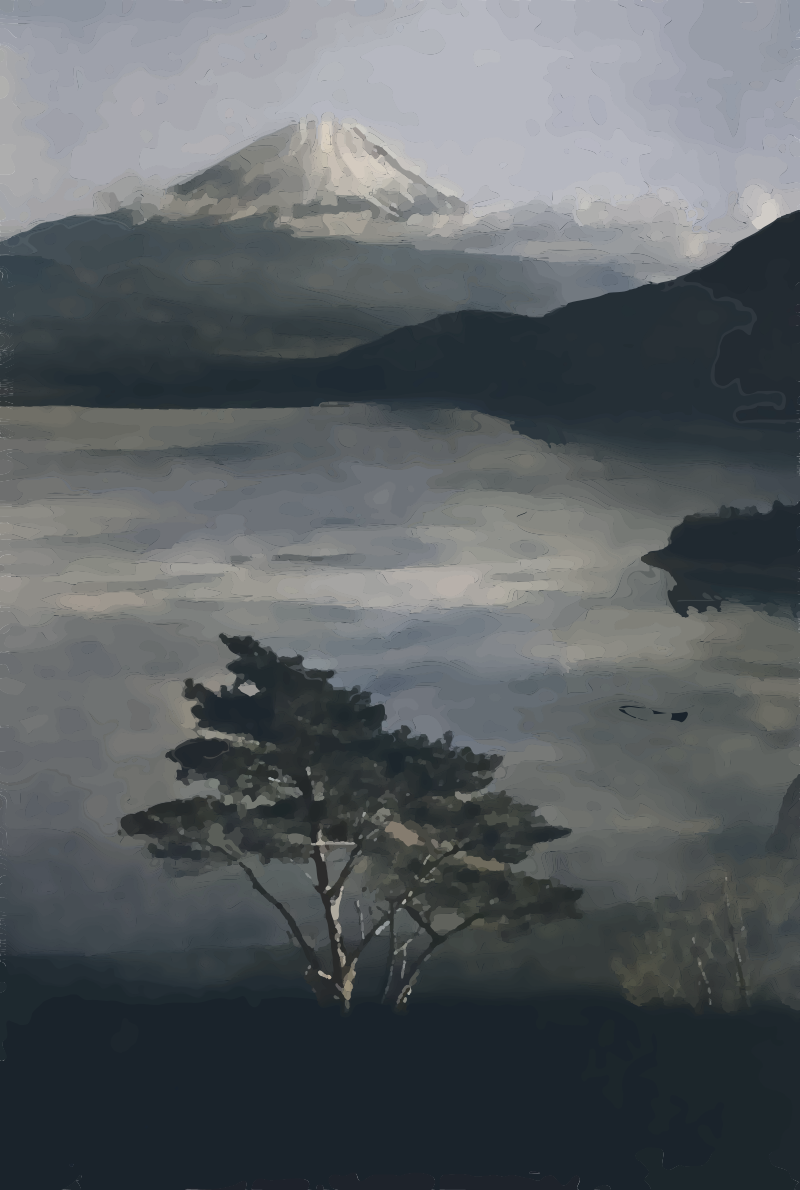 Mount Fuji Scene