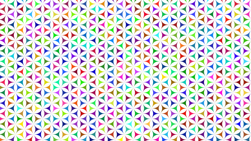 Seamless Pattern 475 Colorful No BG