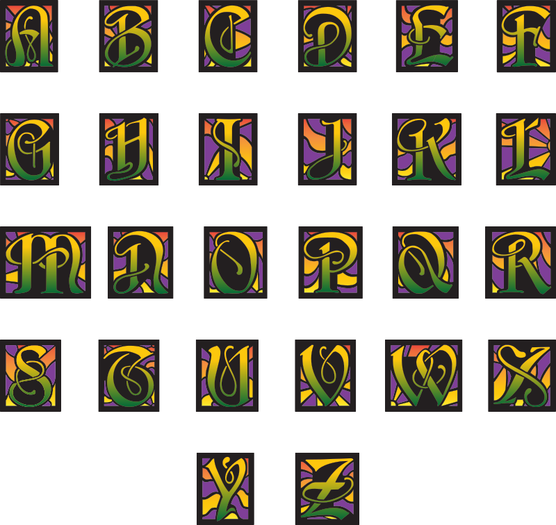 Alphabet By Jannet Gooch AKA Scarlet_Letter