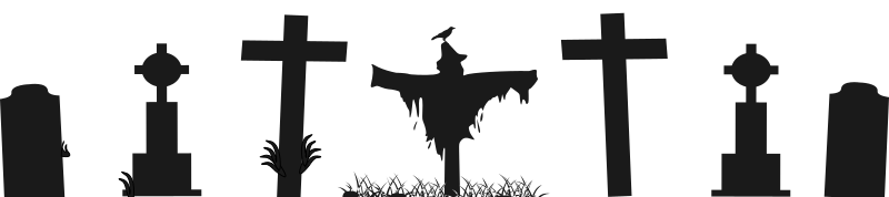 Graveyard silhouette