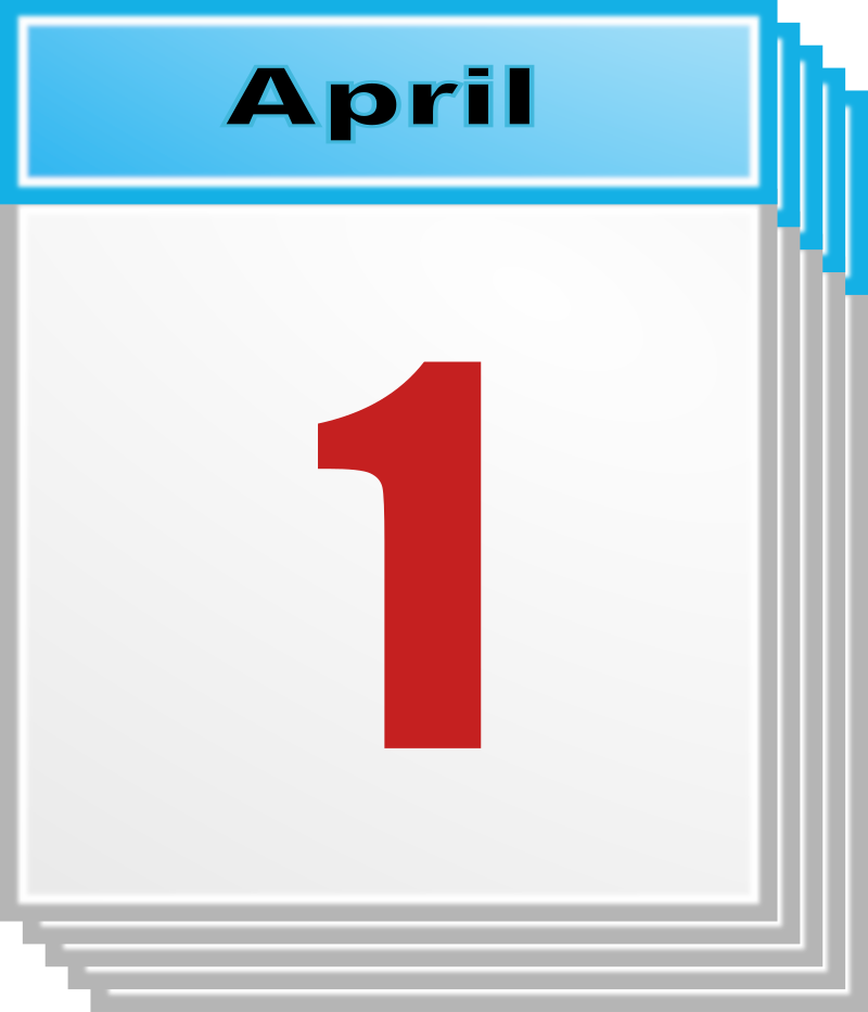 Calendar Icon - April 1 Remix