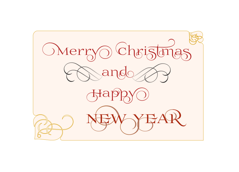 Merry Christmas and Happy New Year