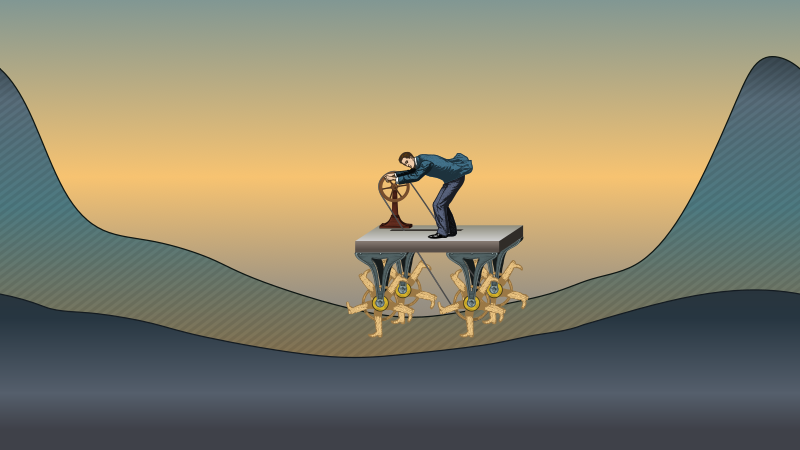 butt kicking hillclimb (animated)