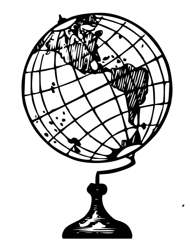 Lutz- Globe - outline