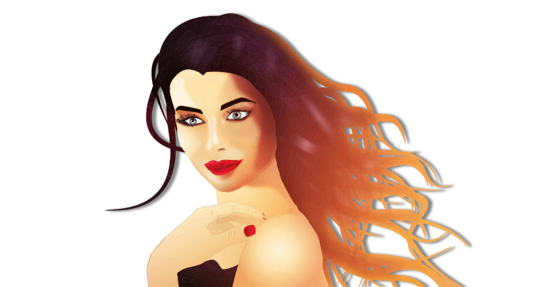 Female Glamor Portrait - Remix