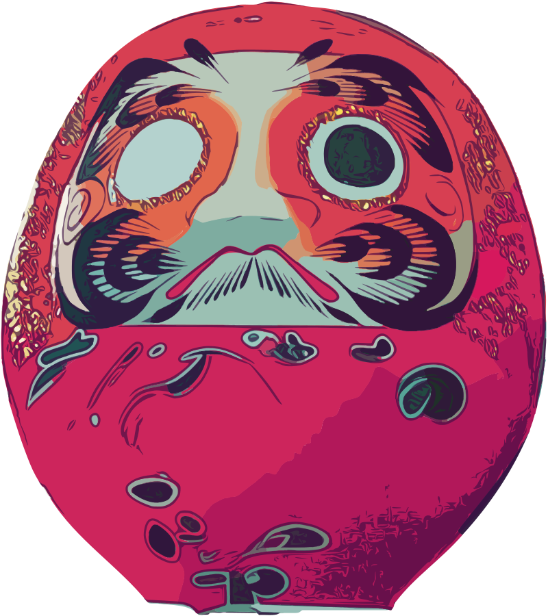 One Eyed Daruma