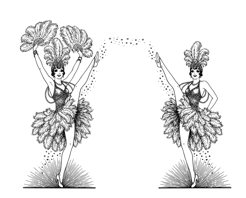 Dancehall Dancers Frame