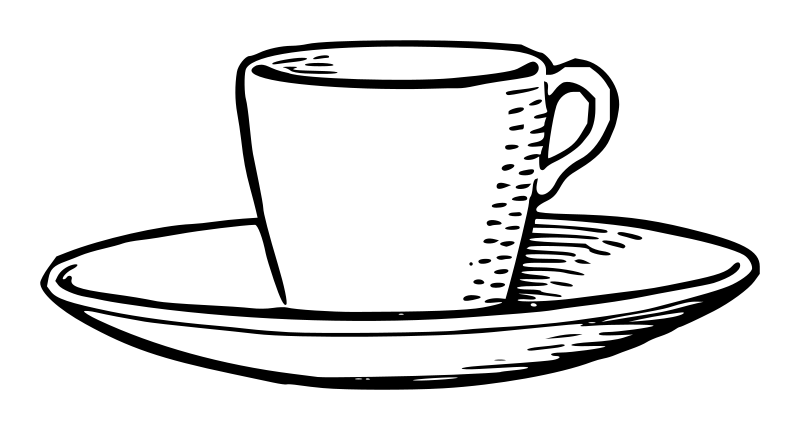 Lutz - Cup with Saucer - outline