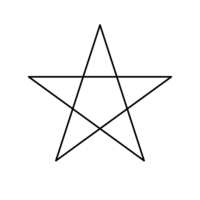 Animation: Pentagram Self-Filling