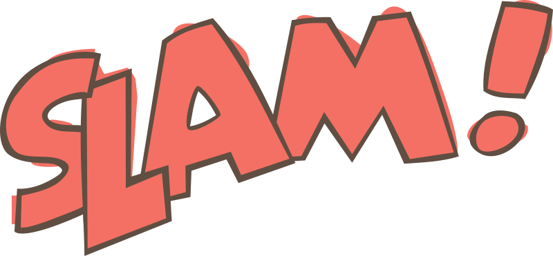 SLAM! Comic Text Onomatopoeia