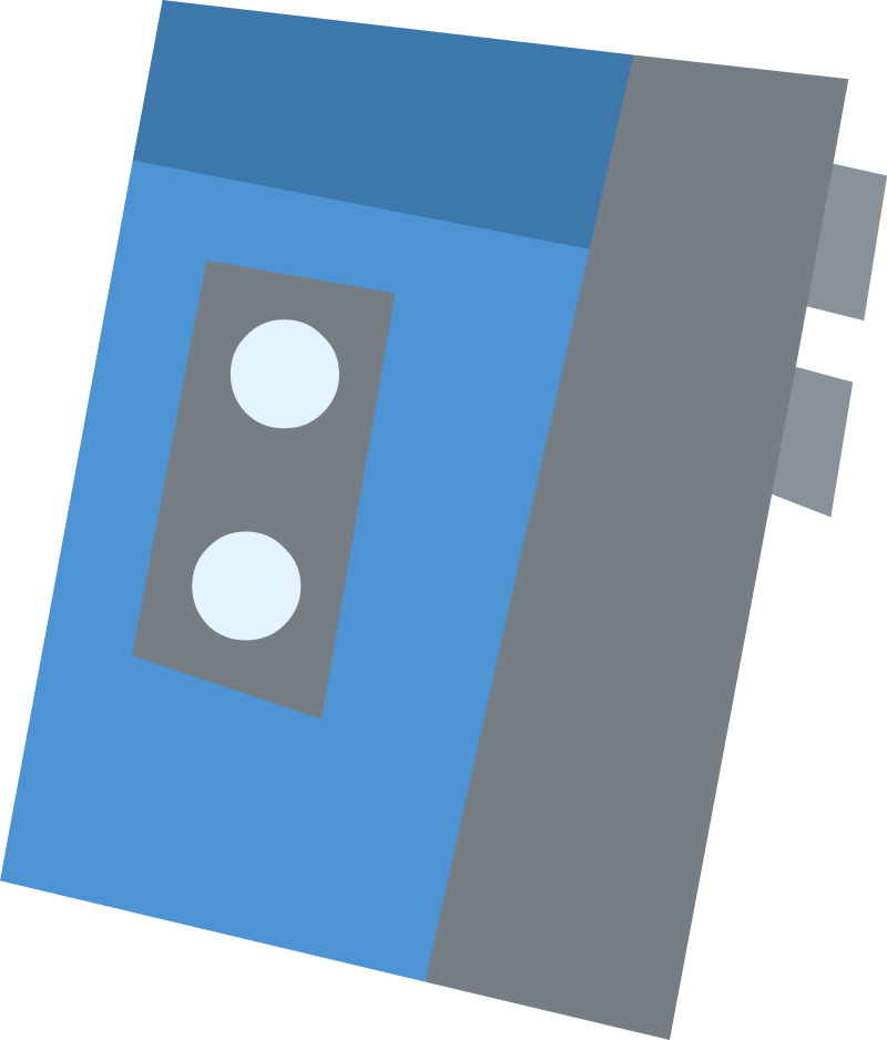 Retro Walkman Portable Tape Player Icon