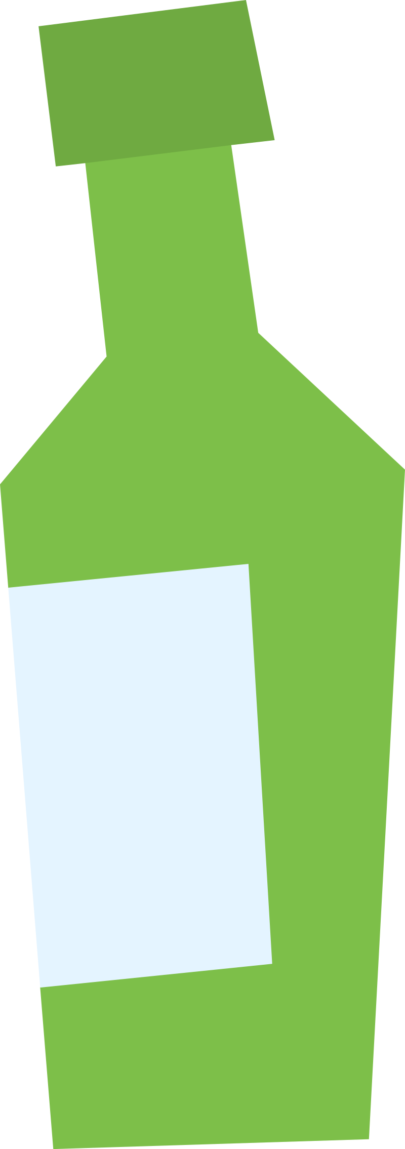 Green Bottle Icon