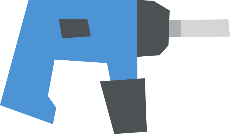 Blue Drill Icon