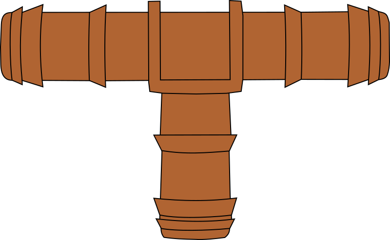 Garden t connector