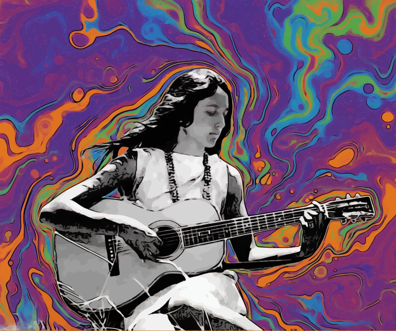 Joan Baez (animated)