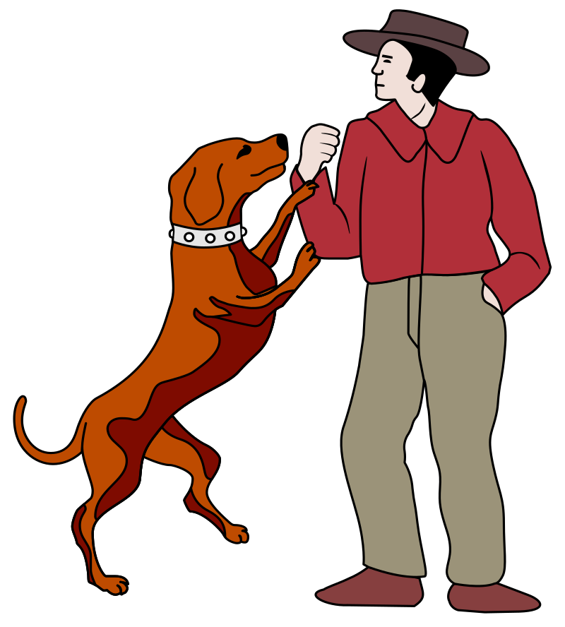 Man and a Dog