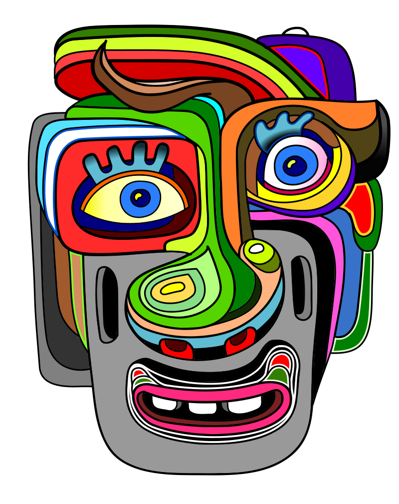 ABSTRACT CUBISM FACE
