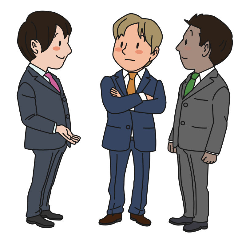 Chatting Businessmen - Remix