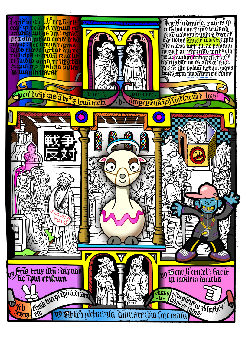 Biblia pauperum ~1450 - Nonsense REMIX