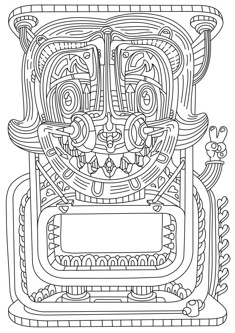 Weird Line Art FRAME