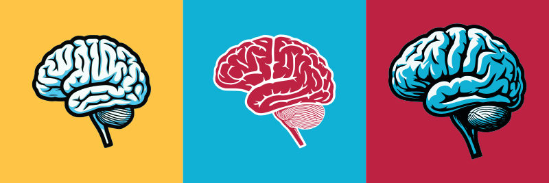 Brain pictograms by Rones