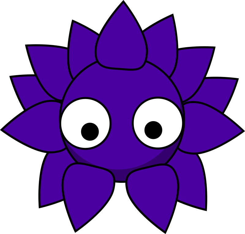 Cartoon urchin