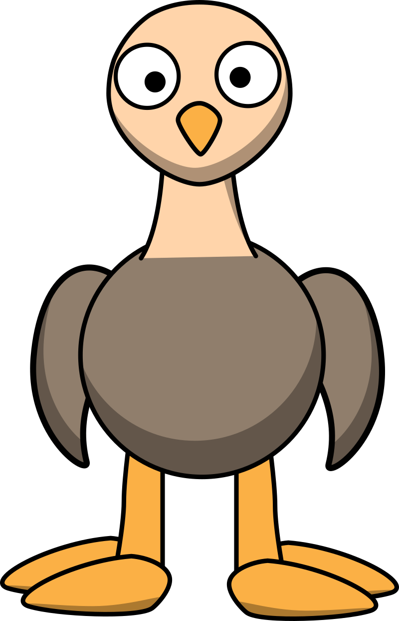 Cartoon Ostritch
