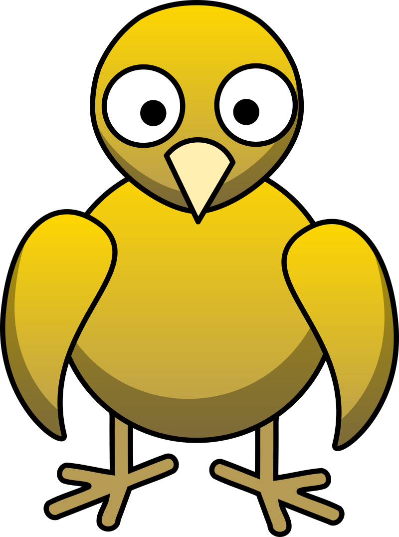 Cartoon yellowhammer