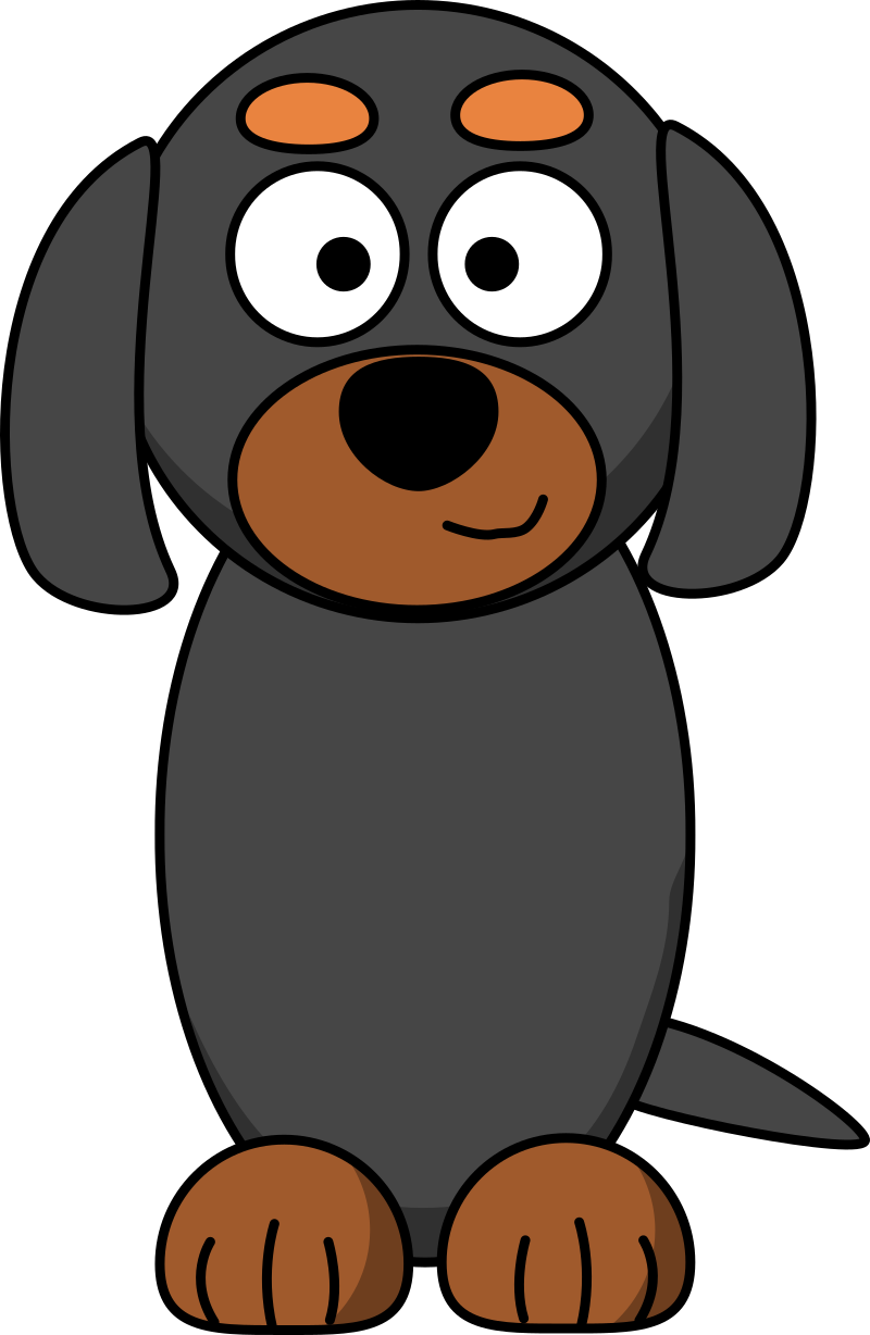 Another Cartoon Dachshund 