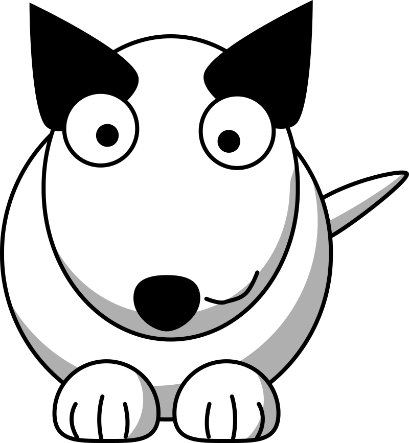 Cartoon Bull terrier