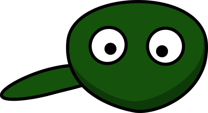 Cartoon tadpole