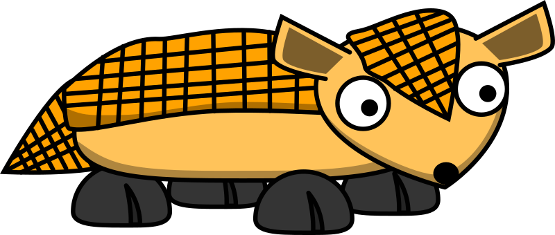 Cartoon Armadillo