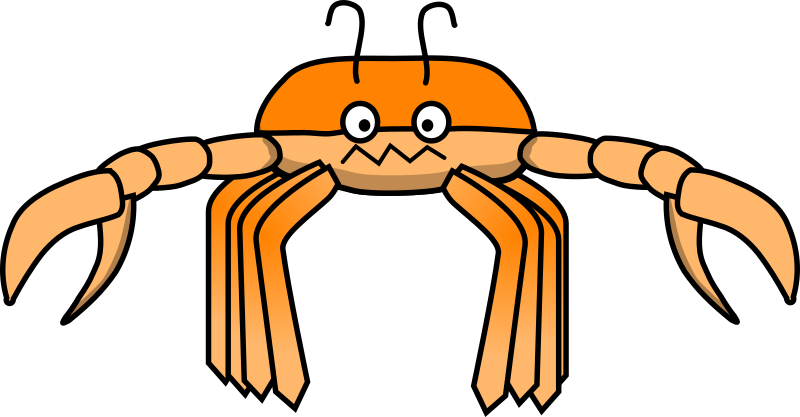 Cartoon Spider crab