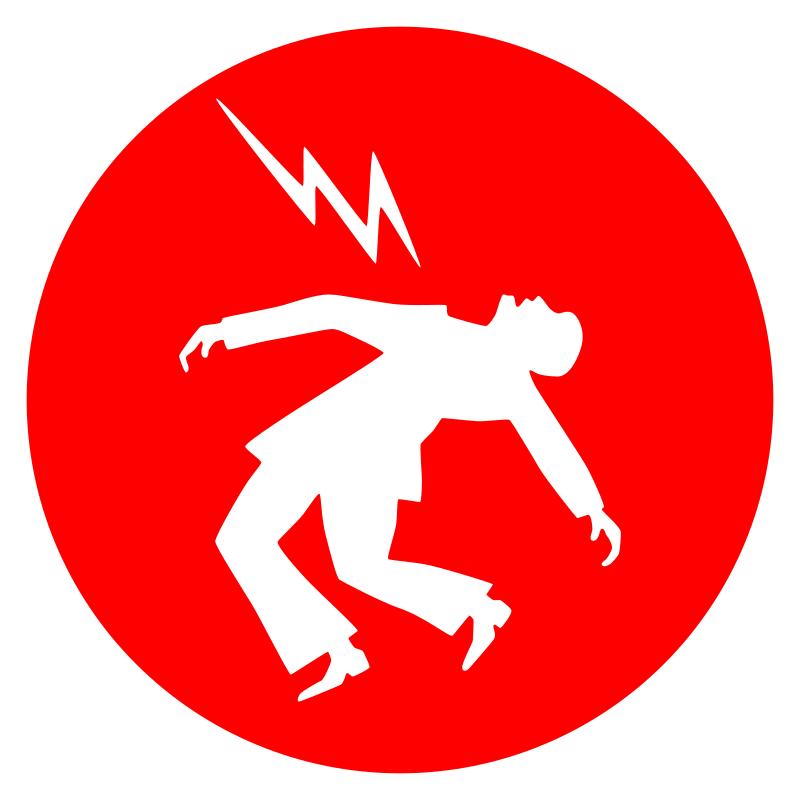 DANGER Electric shock