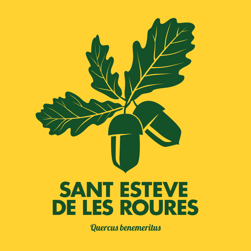 Oak leaves and acorns logo