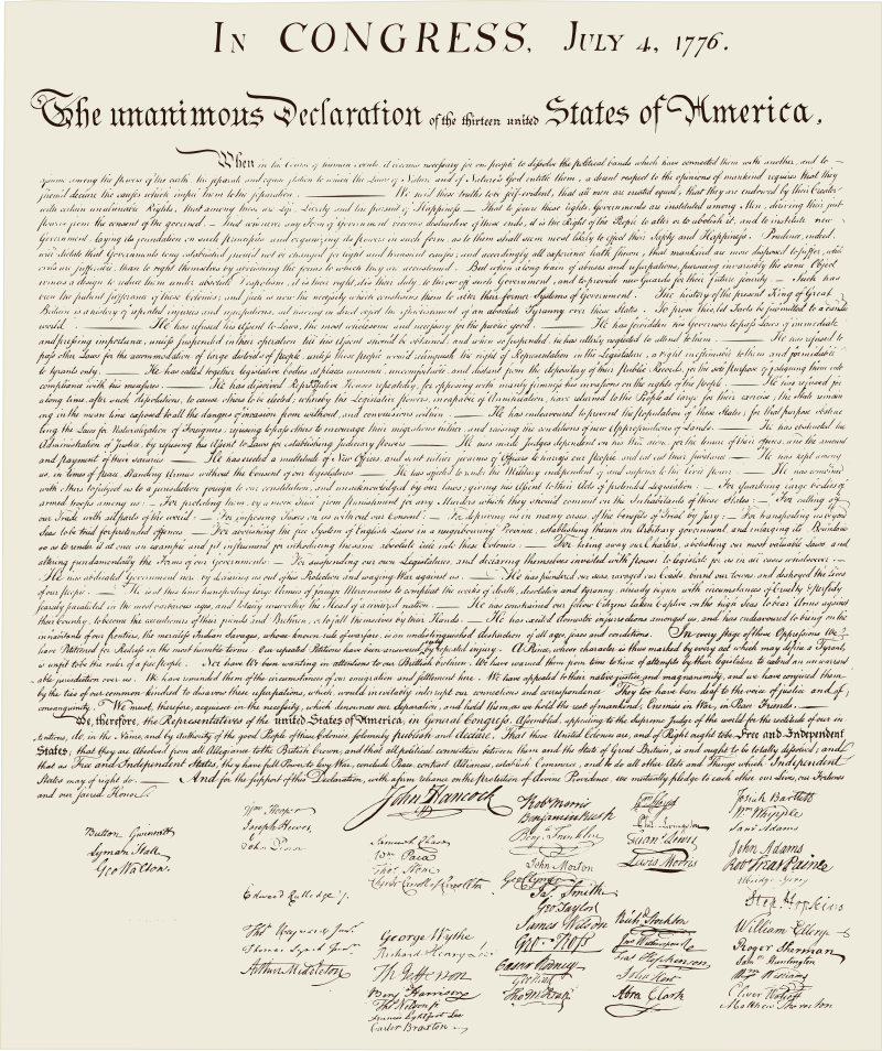 United States Declaration of Independence - Remix