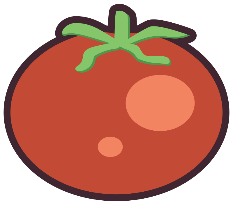 Simple Tomato w/ Outline