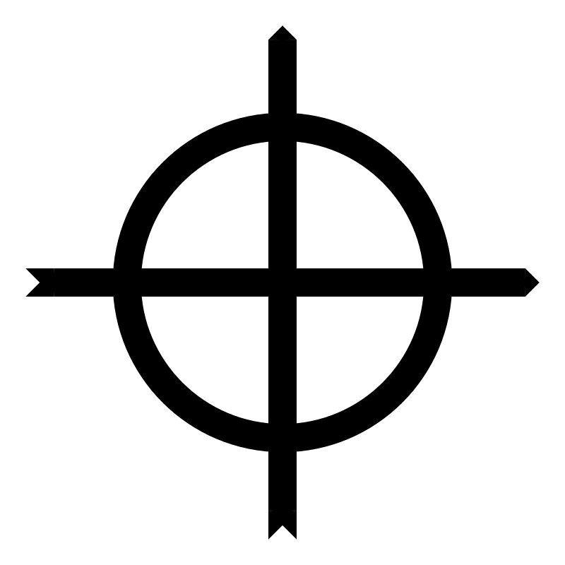 Center Mark With Arrows
