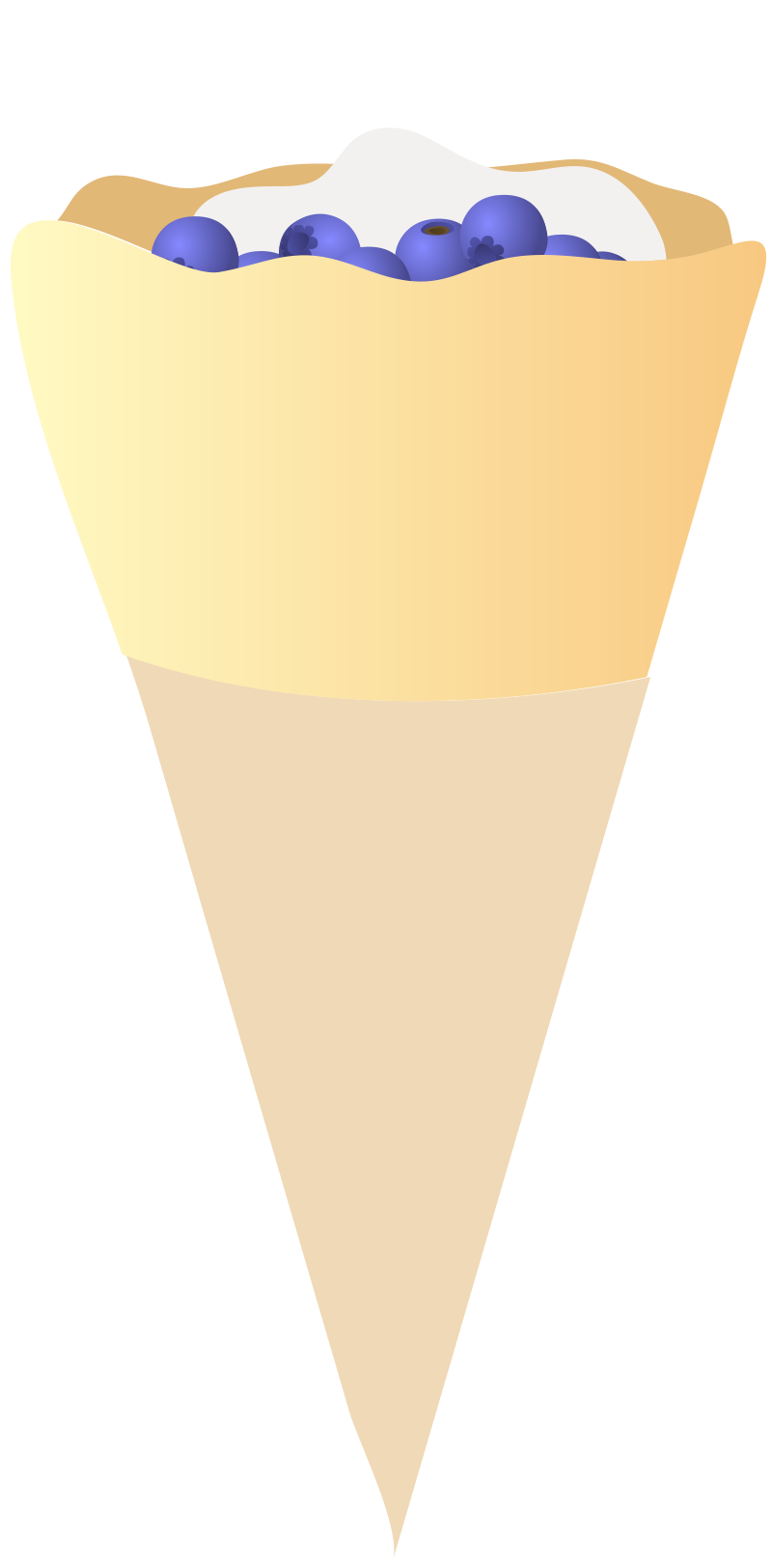 Crêpe - Blueberry