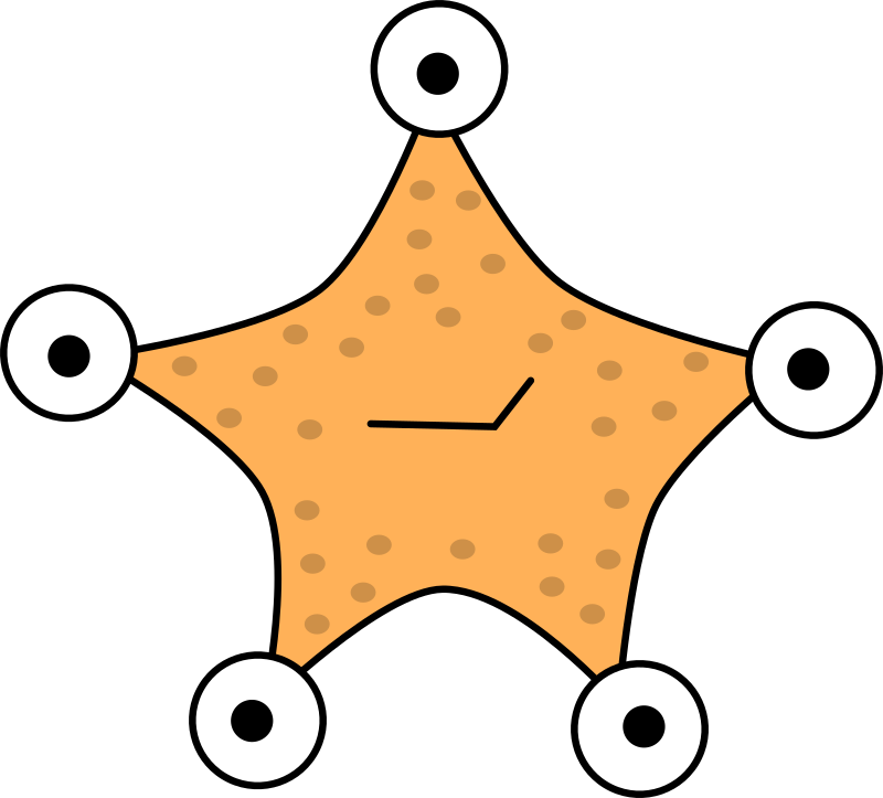 Cartoon Starfish