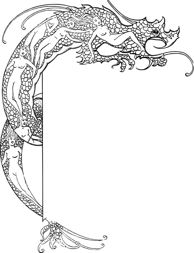 Dragon border