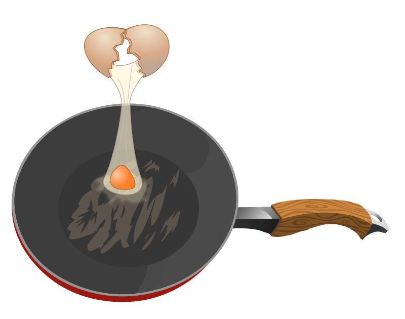 Egg on a Frying Pan - Remix