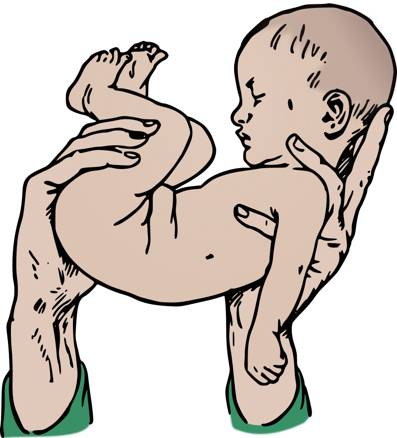 Holding an Infant - Colour Remix