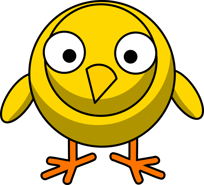 Cartoon Chicken Chick