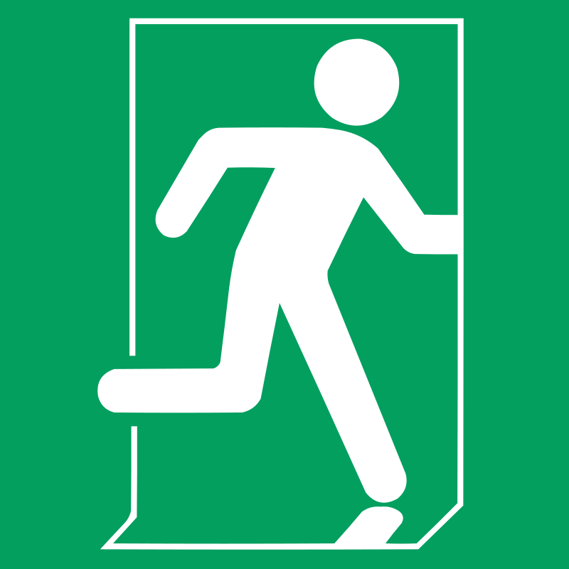 NHS Safety sign 1.06-1 Emergency Exit