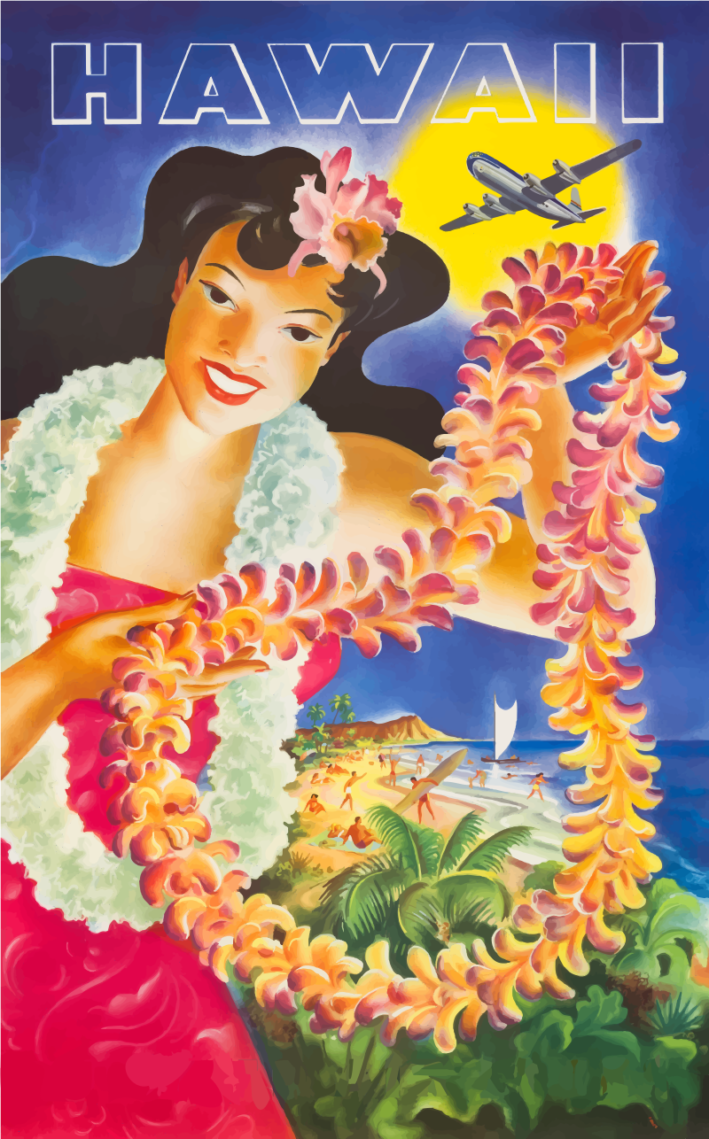 Travel Hawaii Poster