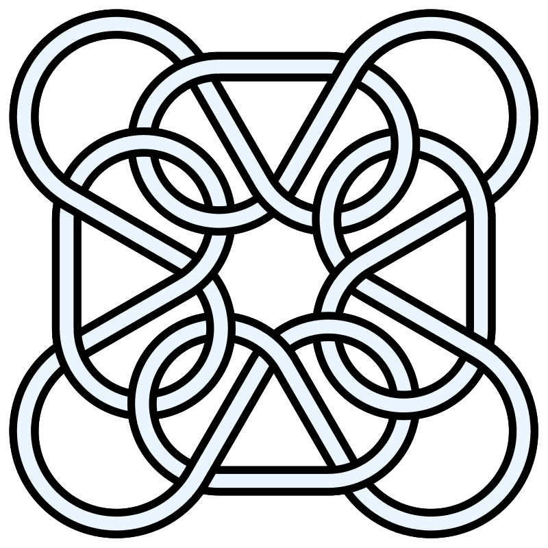 20crossings-four-trefoils-decorative-knot